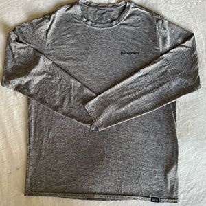 Patagonia Capilene Baselayer Shirt Grey Size Medium